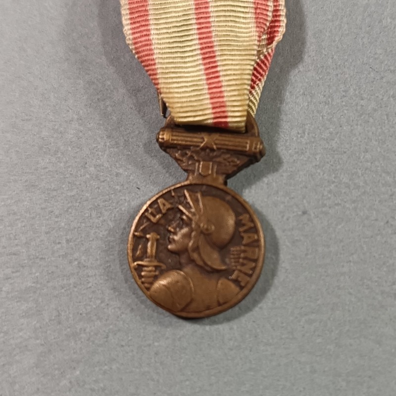 FRANCE REDUCTION DE LA MEDAILLE COMMEMORATIVE DES COMBATS DE LA MARNE GUERRES 1914-1918